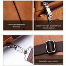 Bolsa de Couro Masculina Transversal Tiracolo