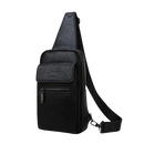 Bolsa de Couro Masculina Transversal Tiracolo